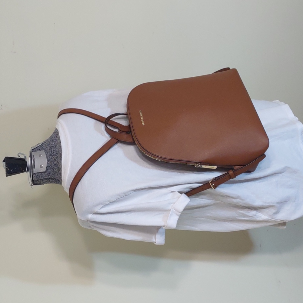 Michael Kors Tan Leather Bag Backpack - Picture 5 of 8